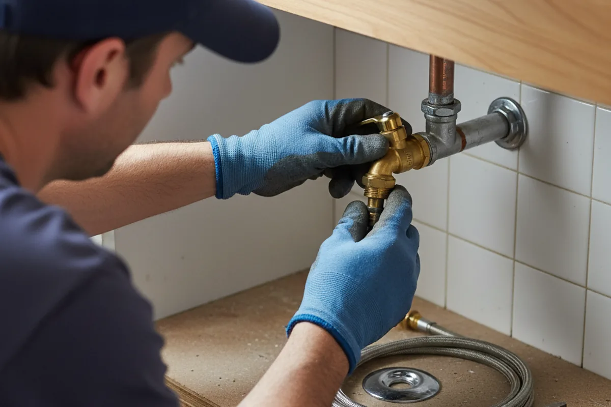 Shutoff valve and fitting work during Faucet and Fixture Repair in Upperstrasburg